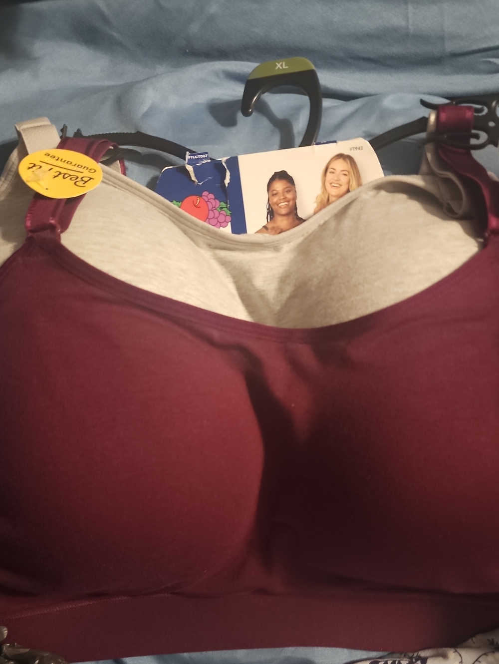 Fruit of the Loom Seamless Wireless Bra XXL 2 pack